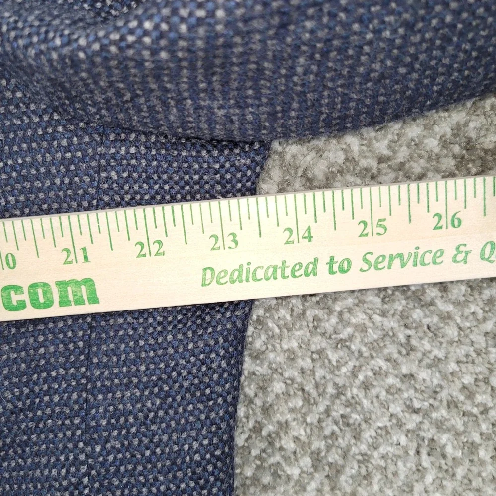 Austin Reed Jacobson's Mens 44R Blue Micro Pattern 3 Button Blazer Sport Coat